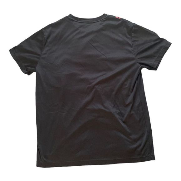 Mens Manchester United Black Short Sleeve Athletic T Shirt - Picture 3 of 4